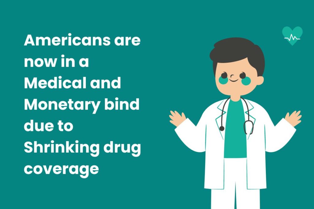 Americans are now in a Medical and Monetary bind due to Shrinking drug coverage
