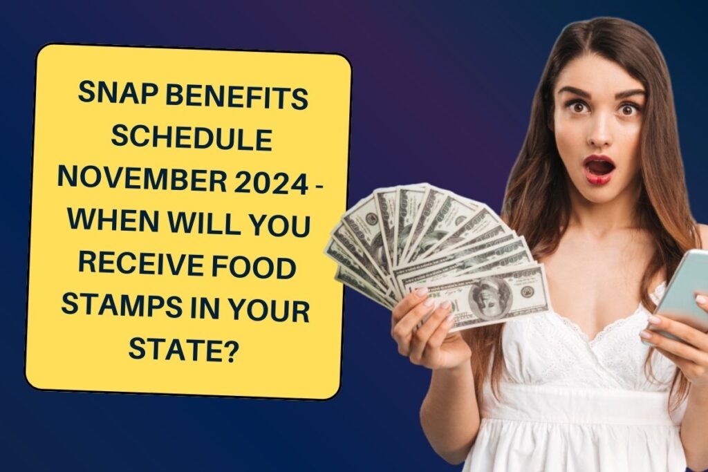 SNAP Benefits Schedule November 2024 - When Will You Receive Food Stamps in Your State?